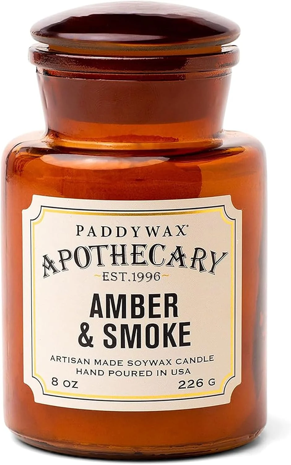Paddywax Paddywax Amber & Smoke apothecary candle — original seller photograph