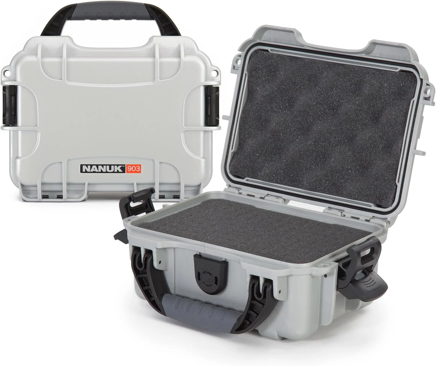 NANUK NANUK 903 Silver Foam Case — original seller photograph