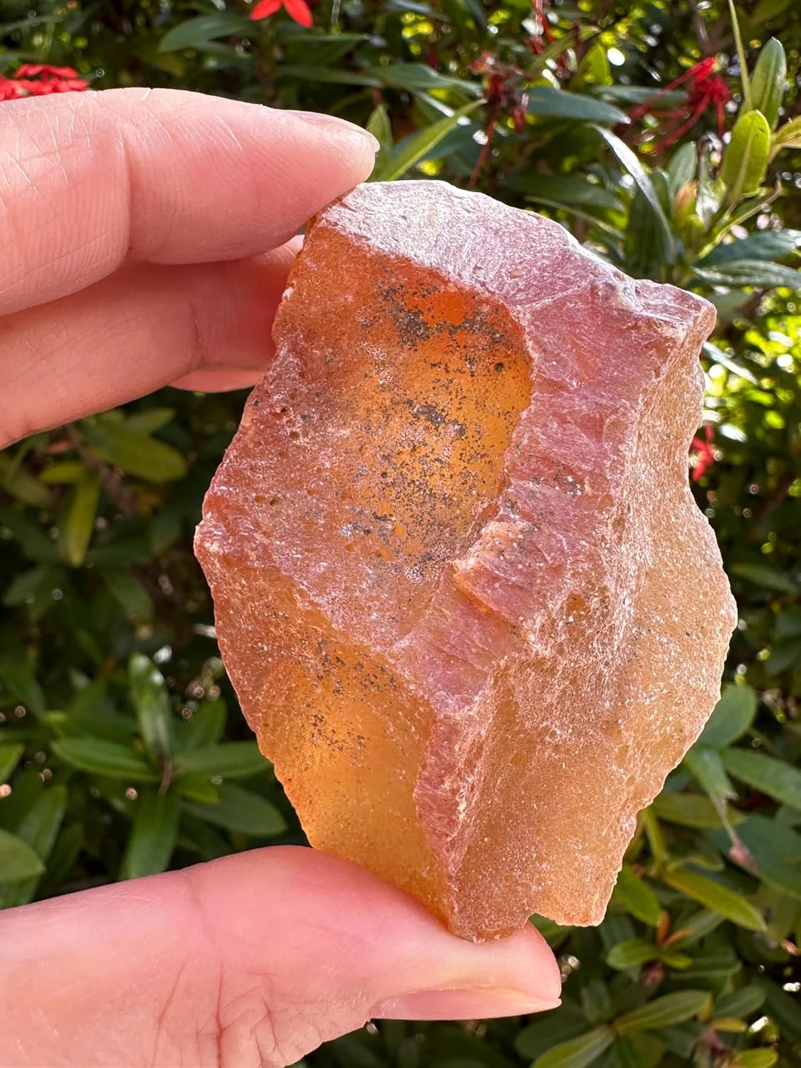 GAF TREASURES GAF TREASURES Large Raw Carnelian, Natural Carnelian Stone, Natural Rough Carnelian, Carnelian Rough (Carnelian, 1 piece) — original seller photograph