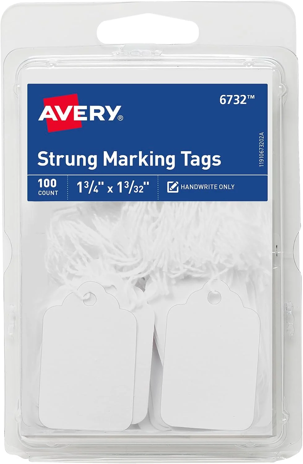 Avery Avery Strung Marking Tags — original seller photograph