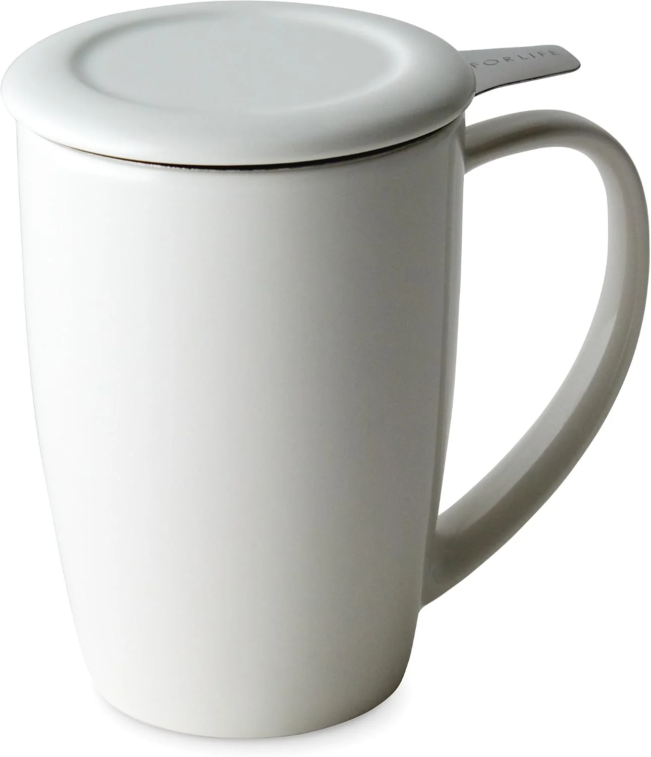FORLIFE FORLIFE White Infuser Tea Mug — original seller photograph