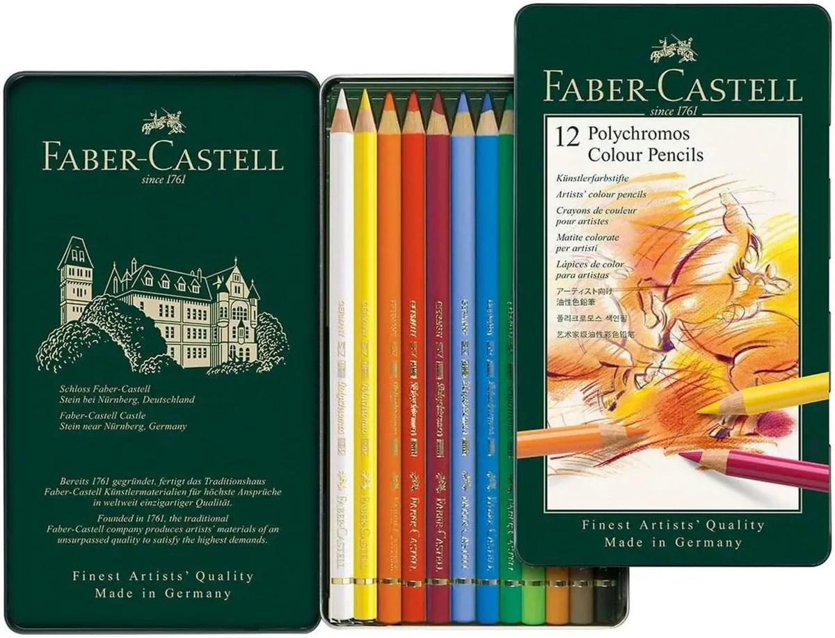 Faber-Castell Faber-Castell Polychromos 12 tin — original seller photograph