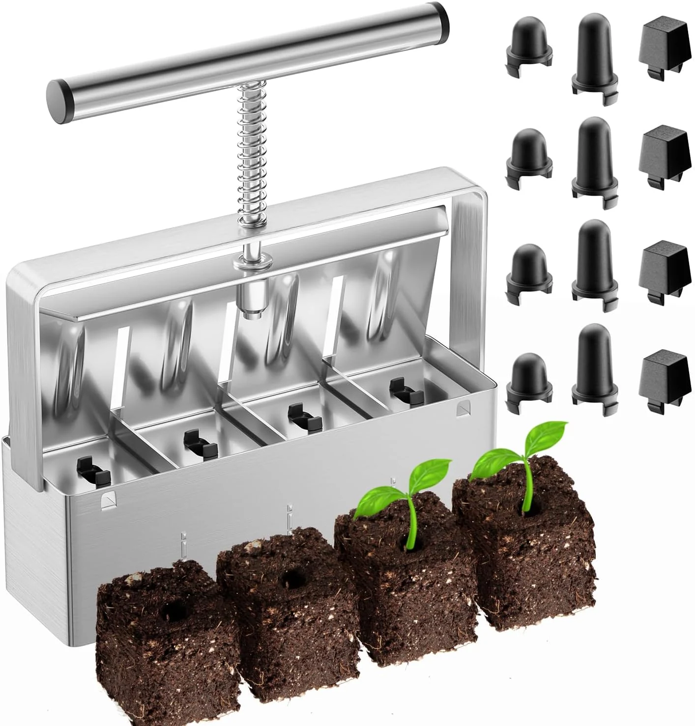 nanovi nanovi four-cell soil block maker — original seller photograph