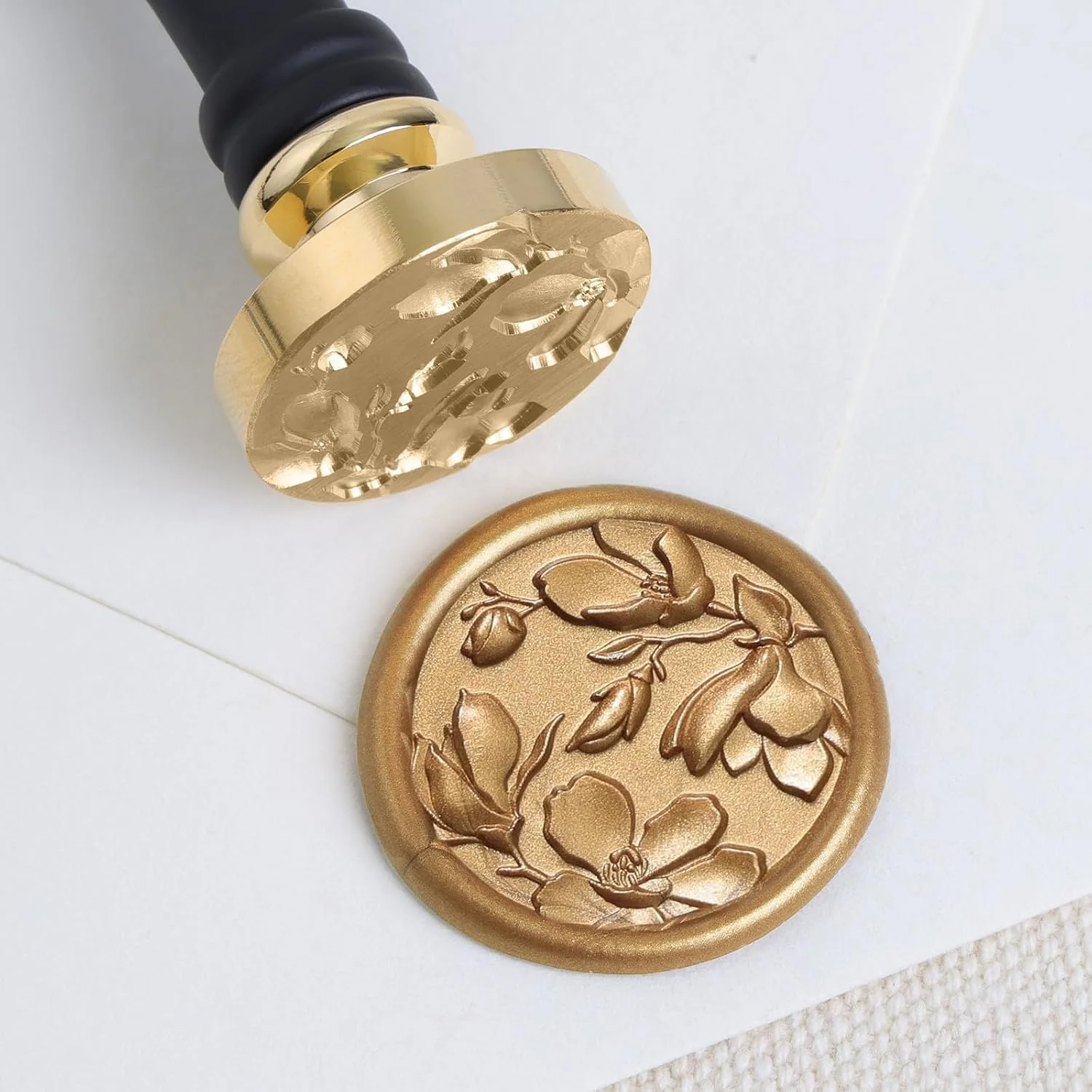 UNIQOOO UNIQOOO Magnolia Wax Seal Stamp — original seller photograph