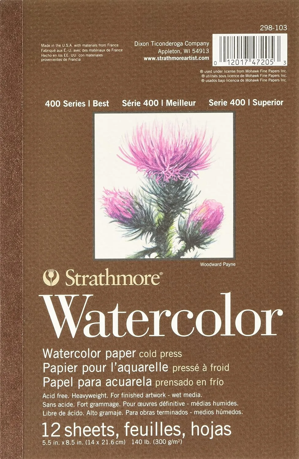 Strathmore Strathmore 400 Watercolor Pad — original seller photograph