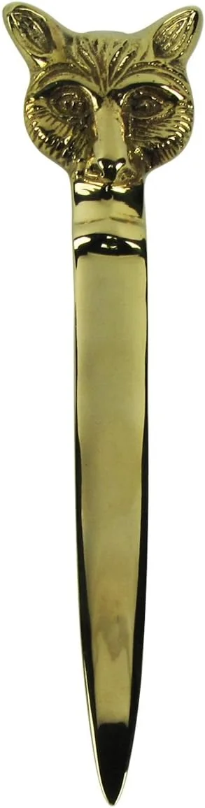 TREASURE GURUS, LLC TREASURE GURUS Brass Fox Opener — original seller photograph