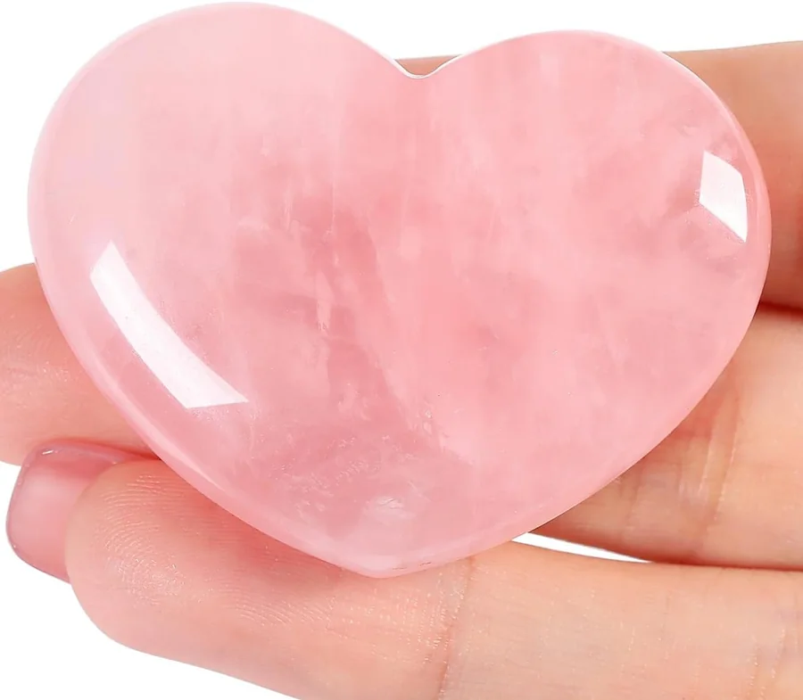 MAIBAOTA Rose quartz heart seller product photograph