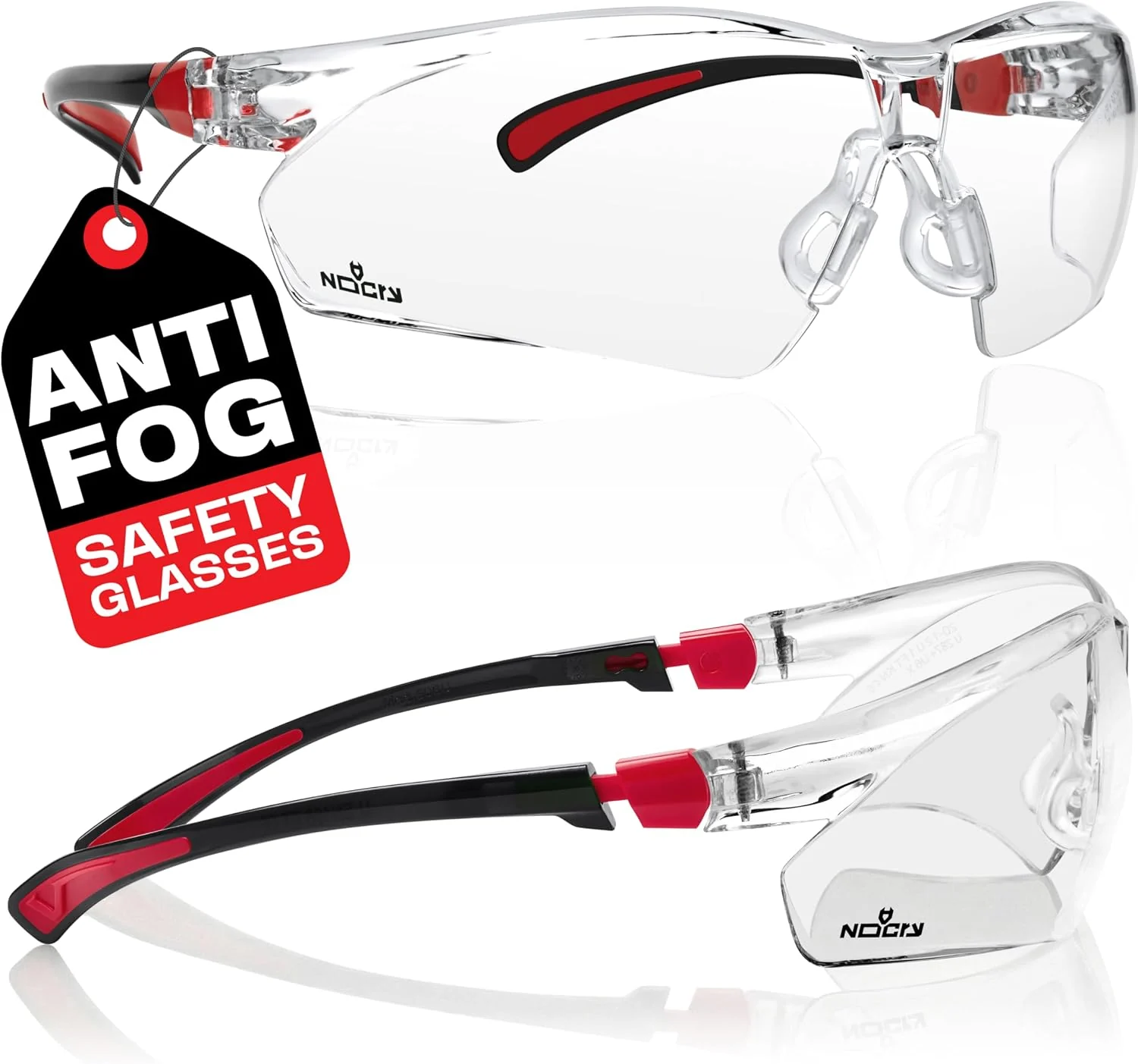 NoCry NoCry Clear Safety Glasses — original seller photograph