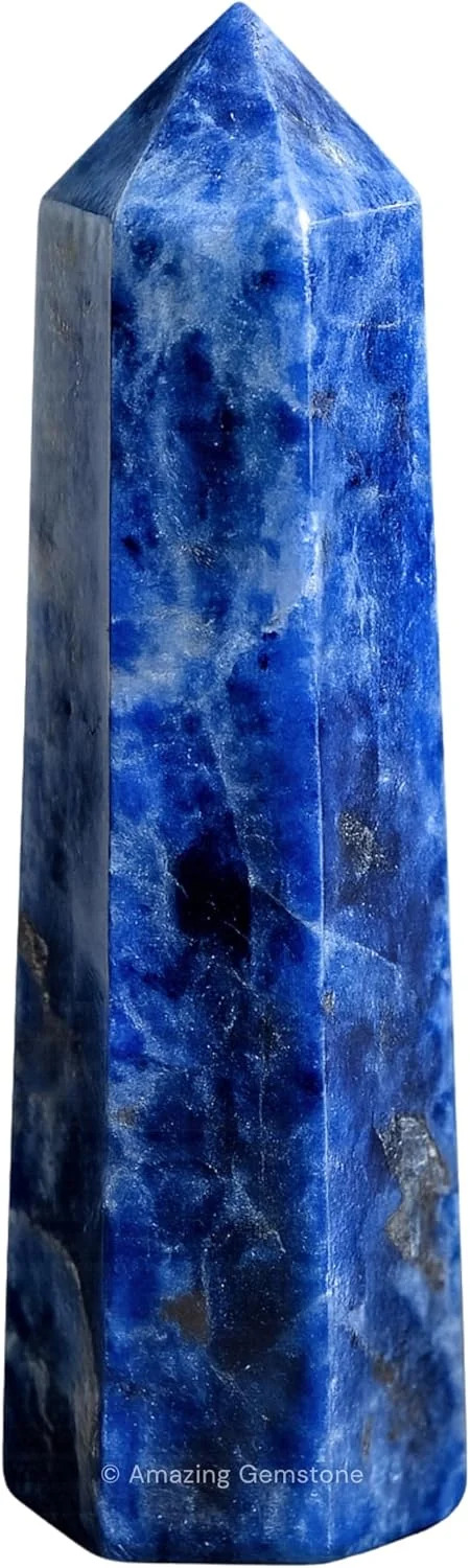 Amazing Gemstone Sodalite Crystal Towers, 2-3 Inch — original seller photograph