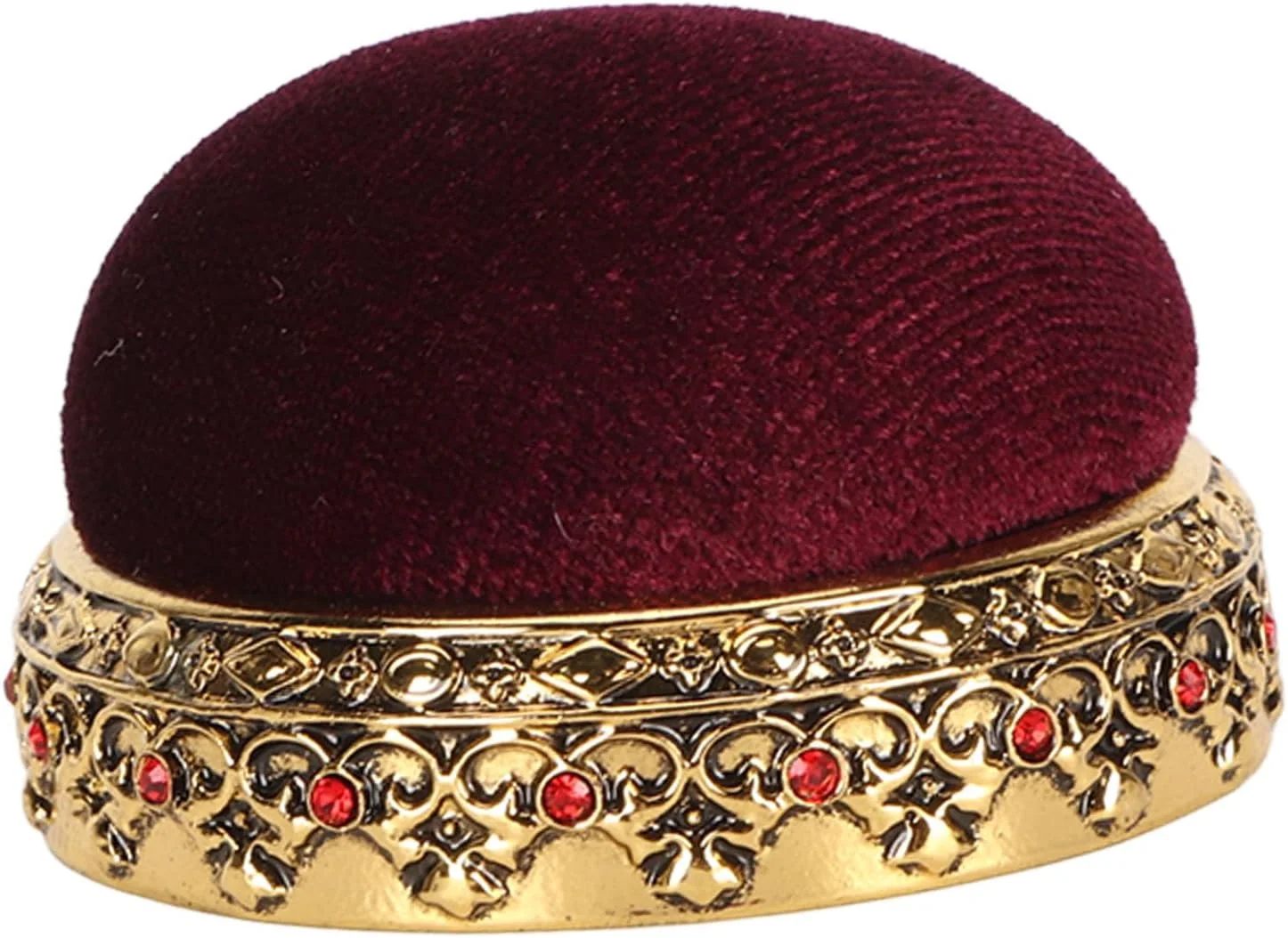 HEEPDD HEEPDD Burgundy Velvet Pincushion — original seller photograph