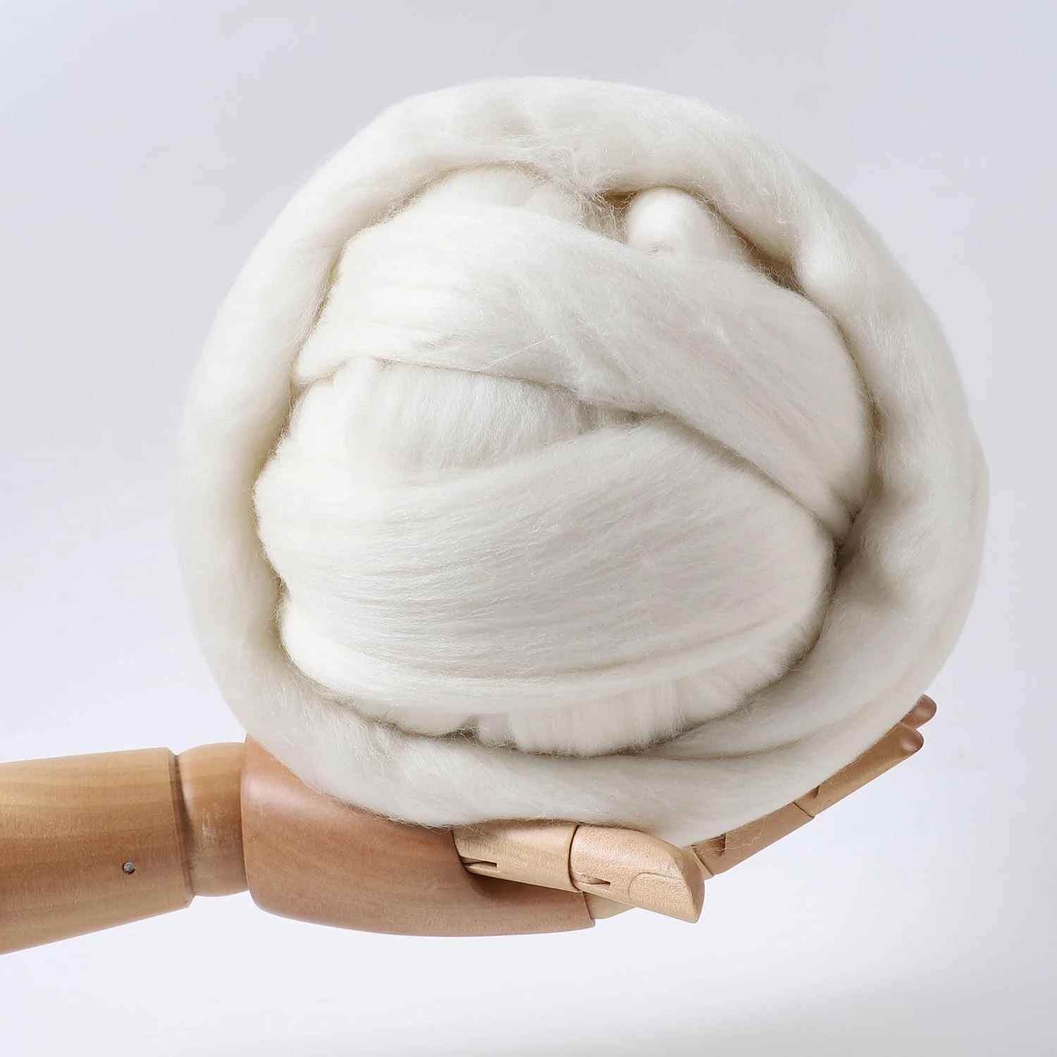 Piqoeei Piqoeei Undyed Merino Roving — original seller photograph