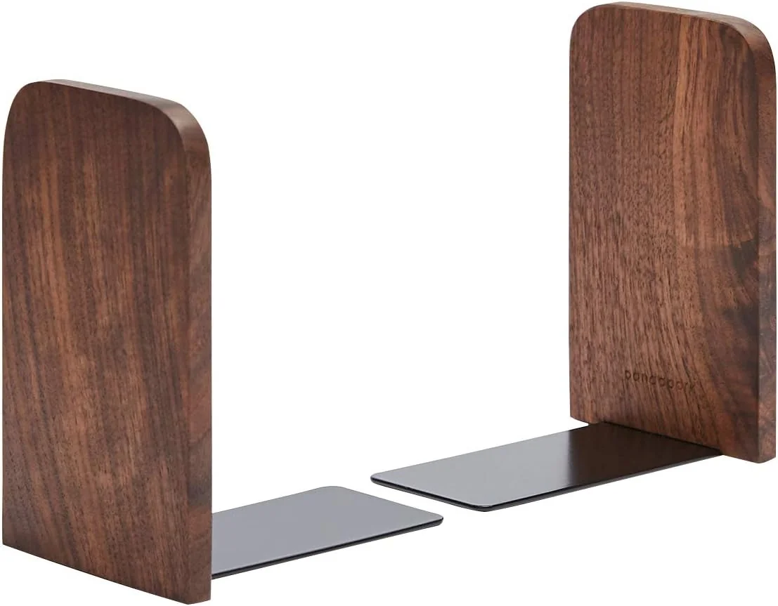 Pandapark Pandapark walnut bookends — original seller photograph